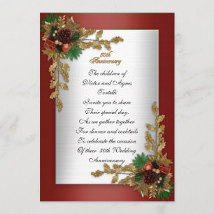 Invitación fiesta por el 50º aniversario de los padres