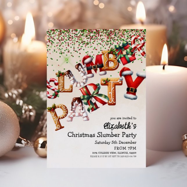 Invitación Fiesta por el cumpleaños de los navidades (Subido por el creador)