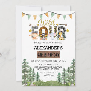 Invitación Fiesta por el Día del Nacimiento Silvestre