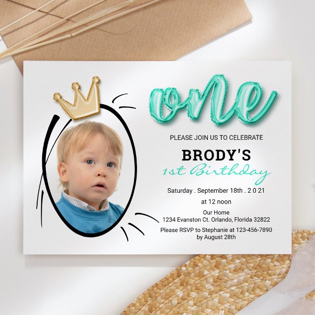Invitación Fiesta por el primer cumpleaños de los chicos, fot (Subido por el creador)