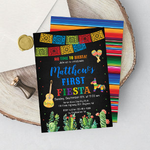 Invitación Fiesta primer niño invitado de cumpleaños