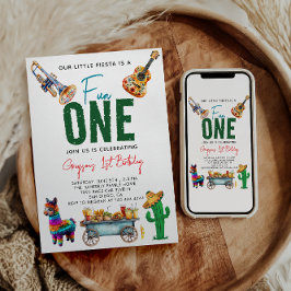 Invitación Fiesta primero | 1.ᵉʳ Fiesta de cumpleaños