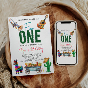 Invitación Fiesta primero   1.ᵉʳ Fiesta de cumpleaños