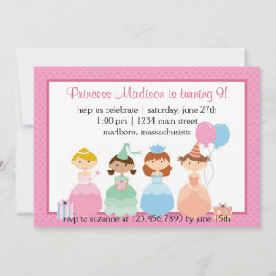 Invitación Fiesta Princesa