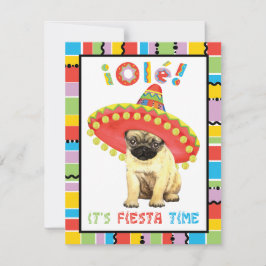 Invitación Fiesta Pug