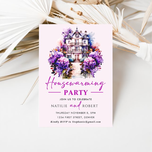 Invitación Fiesta Purple Hues (Subido por el creador)