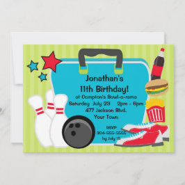 Invitación Fiesta que rueda de los niños del personalizado