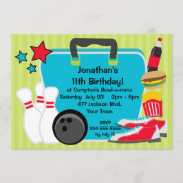Invitación Fiesta que rueda de los niños del personalizado
