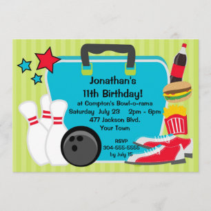 Invitación Fiesta que rueda de los niños del personalizado