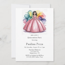 Invitación Fiesta Quinceañera
