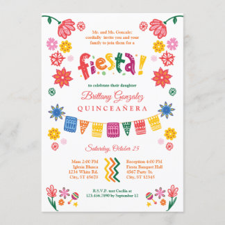 Invitación Fiesta Quinceañera