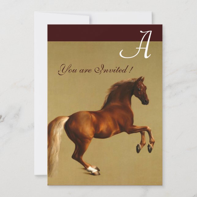 INVITACIÓN FIESTA RED HORSE (Anverso)