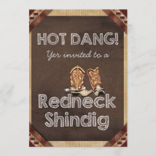 Invitación Fiesta Redneck