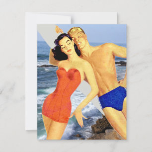 Invitación Fiesta Retro Beach