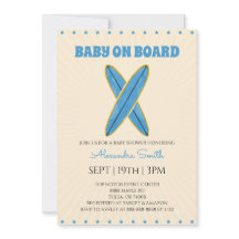 Fiesta Retro de Surf para Baby Shower