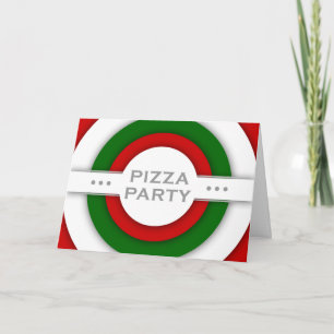 Invitación fiesta retro PIZZA