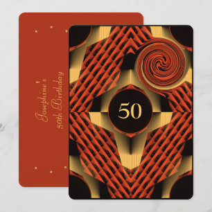 Invitación Fiesta Rojo