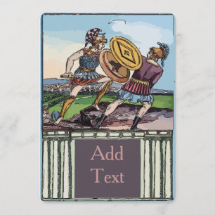 Invitación Fiesta romano de Toga