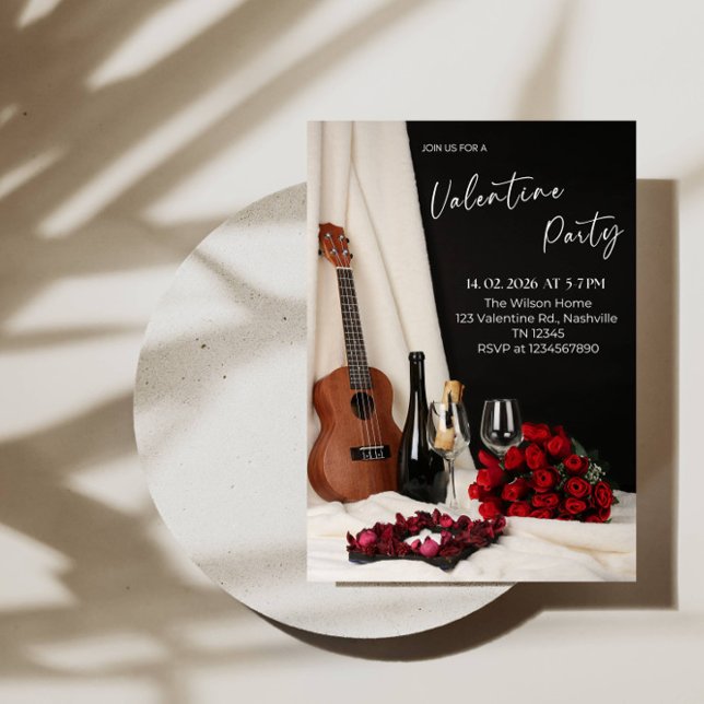 Invitación Fiesta Romántica de San Valentín (Subido por el creador)