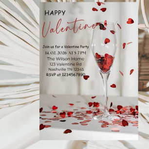 Invitación Fiesta Romántica de San Valentín