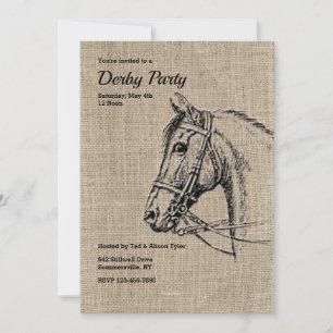 Invitación Fiesta Rústica del Derby de Caballos