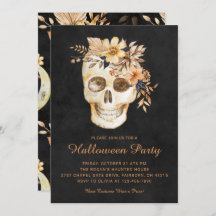 Fiesta Rustica Floral Skull Halloween