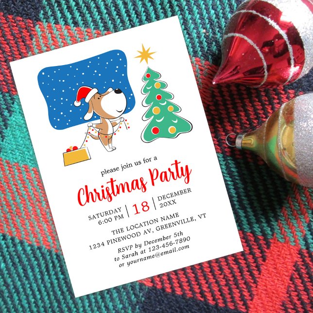 Invitación Fiesta Santa Hat (Subido por el creador)