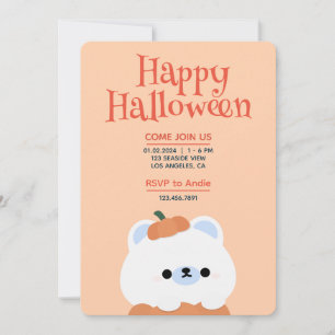 Invitación Fiesta simple de diversión de Halloween