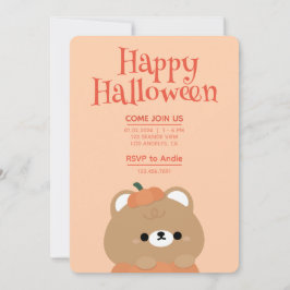 Invitación Fiesta simple de diversión de Halloween