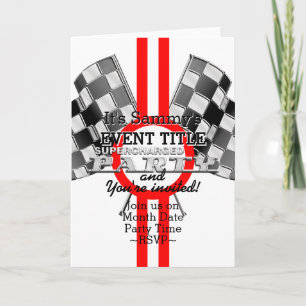 Invitación Fiesta sobrealimentado personalizado del