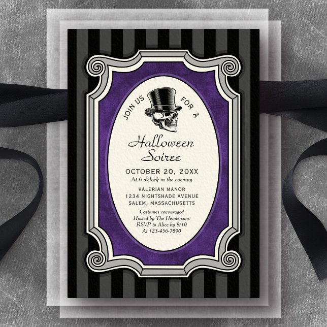 Invitación Fiesta Social Elegante de Halloween (Subido por el creador)