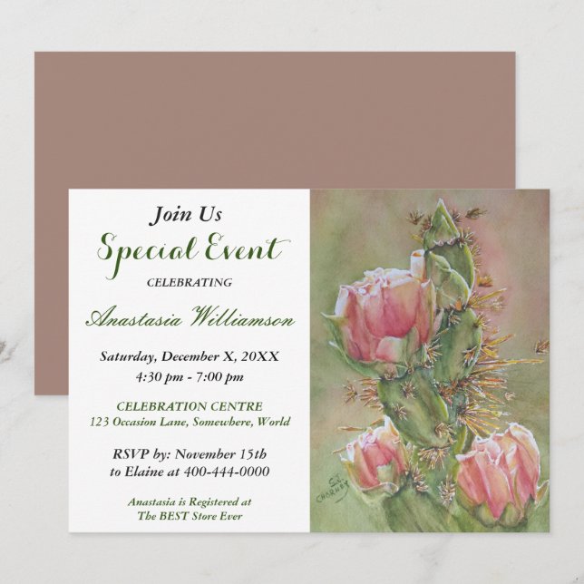 INVITACIÓN FIESTA SORPRENDENTE INVITA (Anverso / Reverso)