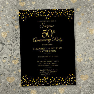 Invitación Fiesta Sorpresa 50 Aniversario de Boda