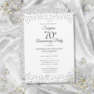 Invitación Fiesta sorpresa 70° aniversario Boda