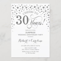 Fiesta sorpresa del 30 aniversario - Blanco platea