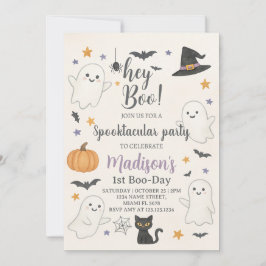 Invitación Fiesta Spooktacular de Halloween Boo Bash