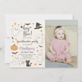 Invitación Fiesta Spooktacular de Halloween Boo Bash