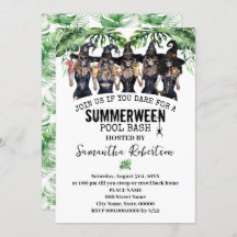 Fiesta Summerween Brujas Chicas Pool Bash
