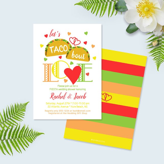 Invitación Fiesta Taco Bout Love Bridal Shower Invitation (Subido por el creador)