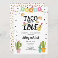 Fiesta Taco Bout Love Cactus Ducha Parejas