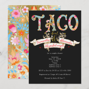 Invitación Fiesta Taco Bout Love Perfect Couple Shower