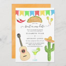 Invitación Fiesta Taco mexicano 'sobre un nuevo Boda de citas