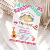 Fiesta Taco Rosada Moderna Martes 2 de Aniversario