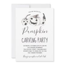 Fiesta tallador de calabaza de Halloween