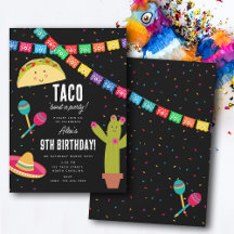 Fiesta temática mexicana - Taco sobre cumpleaños d