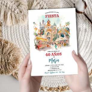 Invitación Fiesta Temática Pueblo Mágico