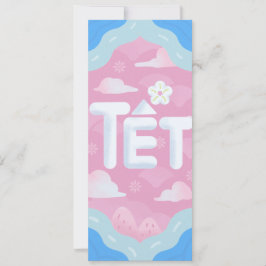 Invitación Fiesta Tet Está Llegando - Estilo Divertido y Lind
