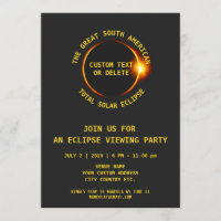 Fiesta total de eclipse solar 7.2.2019 Sudamérica