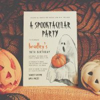 Fiesta traviesa Halloween Fantasma Niño Cumpleaños
