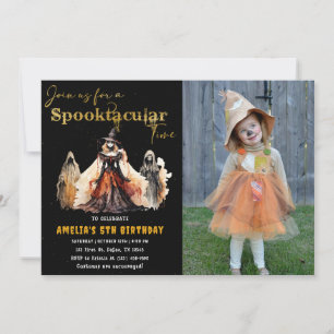 Invitación Fiesta traviesa Halloween ve cumpleaños